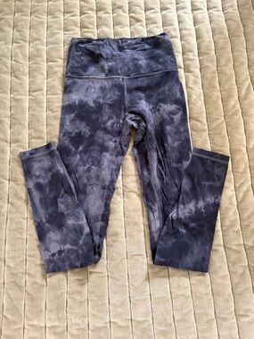 Lululemon Align High-Rise Pant Diamond Dye Graphite Grey Bronze Blue - Size 4